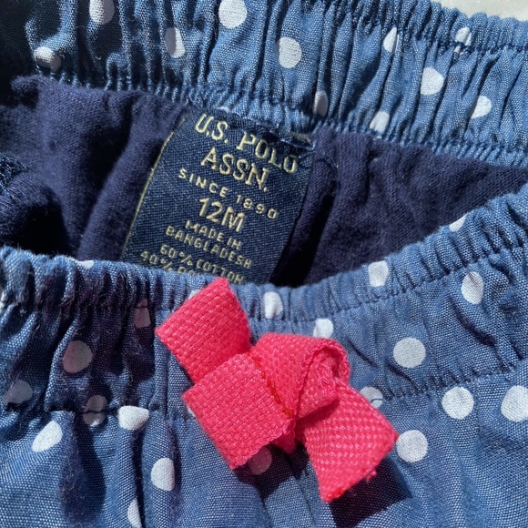 CUTE U.S. Polo Assn. Baby Girls' Skirt, Sz 12 Mo - Picture 2 of 4